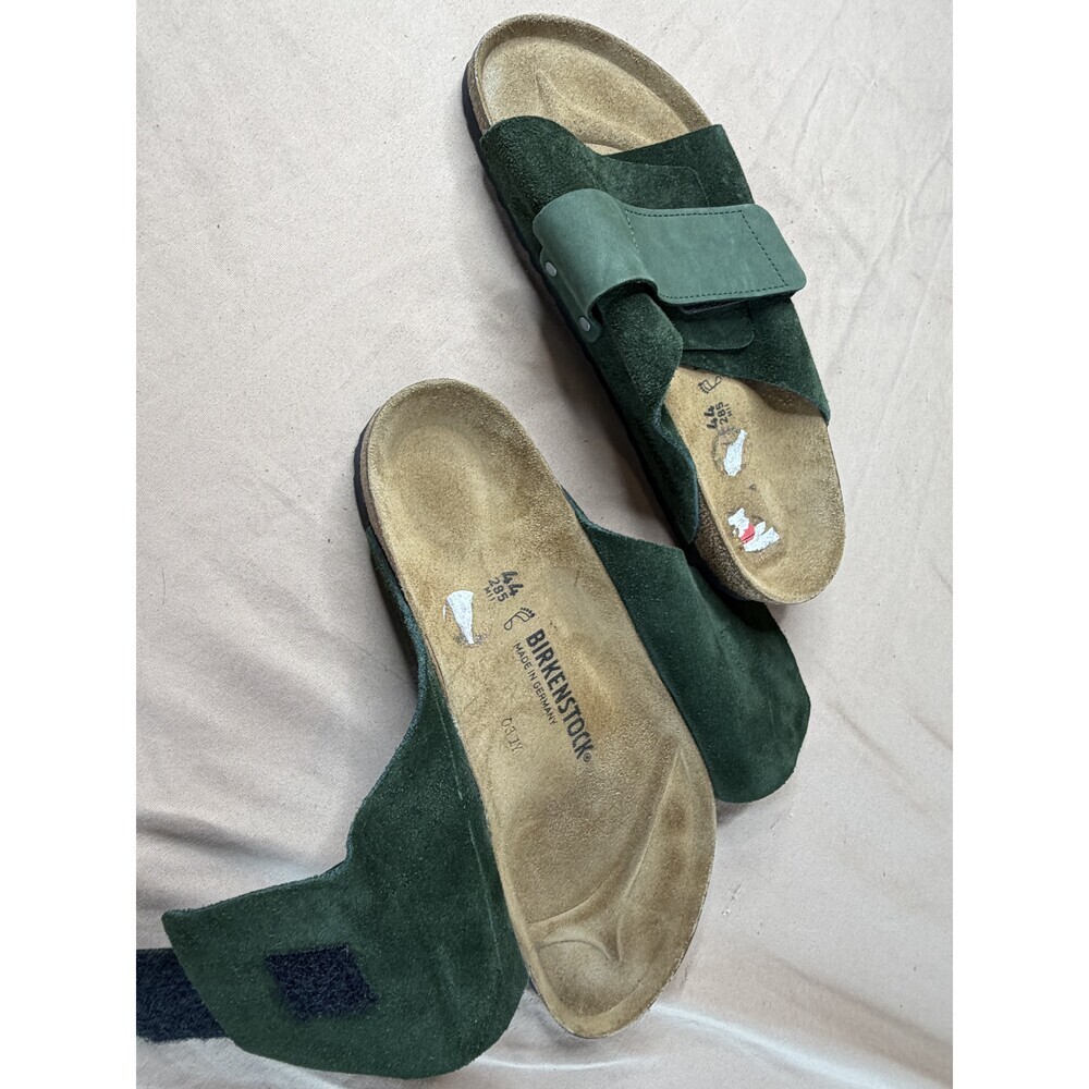 Birkenstock Kyoto Mountain View Green Nubuck Sandals Men's EU 44 US 11 - Picture 6 of 13
